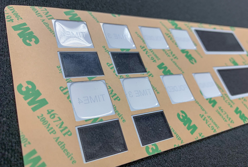 AreaSelective Adhesive for Control Panels and Graphic Overlays